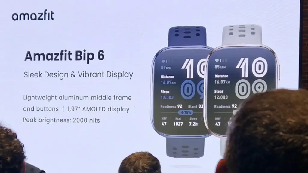 Amazfit Bip 6 launch
