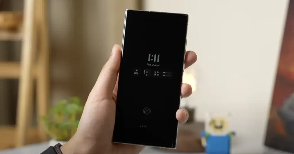 Always-on display on Samsung and oneui7