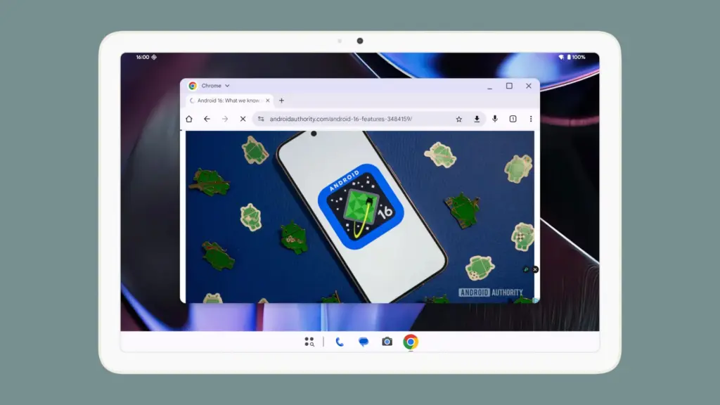Desktop Windowing android 16 update