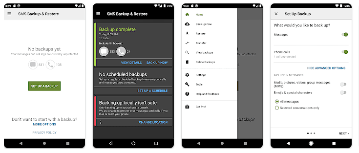back up your Android