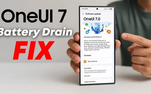 one ui 7 battery drain