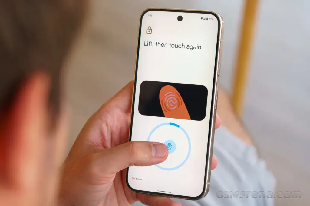 Pixel 10 fingerprint tech