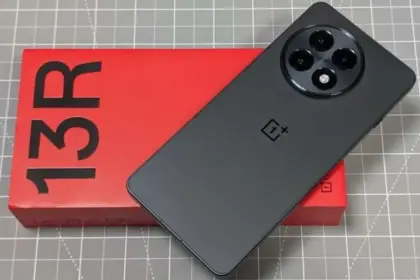 OnePlus 13R with the red box