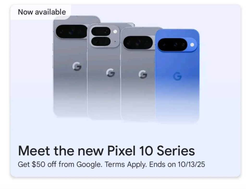 pixel 10 google play banner