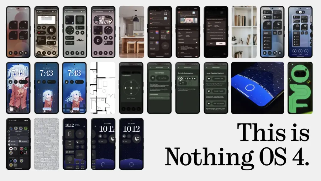 Nothing OS 4.0 - release date, features and eligible devices