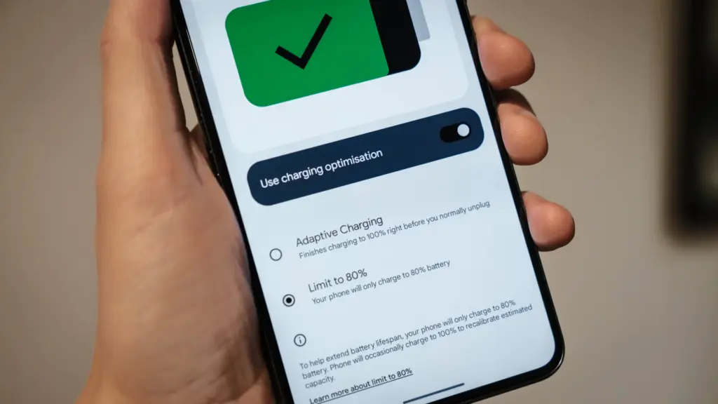 increase battery life charrge to 80%