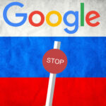 google and russian flag