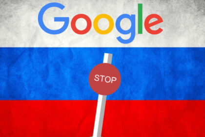google and russian flag