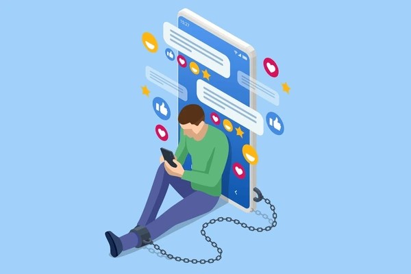 Phone addiction signs